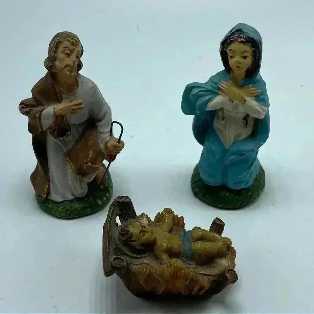 Nativity made in Italy figurines Christmas similar to Fontanini